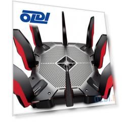 Беспроводной маршрутизатор TP-LINK Archer AX11000 802.11abgnacadax 4804Mbps 2.4 ГГц 5 ГГц 8xLAN черный красный