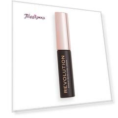 Тушь для бровей REVOLUTION BROW GEL гелевая тон dark brown