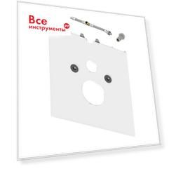 Стеклянная панель для установки сидений-биде TECE
