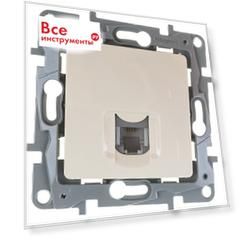Телефонная розетка Legrand Etika 672340