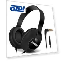 Гарнитура Sven AP-310M Black Проводные / Накладные с микрофоном / 20 - 20000 Гц / 103 дБ / Одностороннее / miniJack 3.5 мм (4 pin)