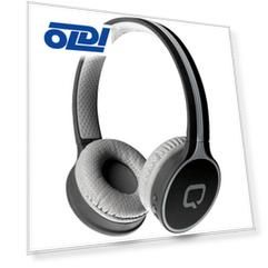 Гарнитура QUMO Accord 3 BT-0020 Gray Беспроводные с микрофоном / 20 — 20 000 Гц / Одностороннее / BlueTooth / microUSB / miniJack 3.5 мм
