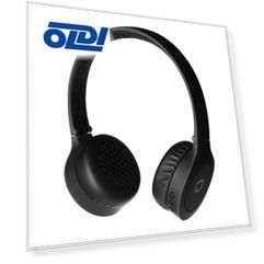 Гарнитура QUMO Accord 3 Pro Black Беспроводные / Накладные с микрофоном / 20 - 20000 Гц / 95 дБ / BlueTooth / microUSB / miniJack 3.5 мм