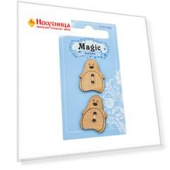 LW790-V47 Набор пуговиц 'Пингвин', упак./2 шт., Magic Buttons