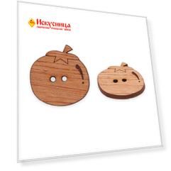 LW796-V47 Набор пуговиц 'Помидор', упак./2 шт., Magic Buttons