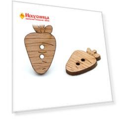 LW797-V47 Набор пуговиц 'Морковь', упак./2 шт., Magic Buttons