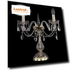1406L/2/141-39/G Настольная лампа Bohemia Ivele Crystal