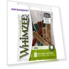 Лакомство для собак WHIMZEES Зубная палочка, размер XS, 8см, 8шт, 60г