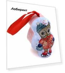 Украшение елочное "Сова" с пожеланием (78129)