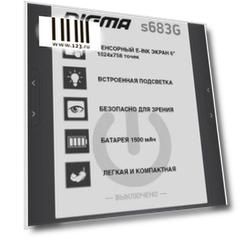 Электронная книга Digma S683G 6" E-Ink 4Gb серый