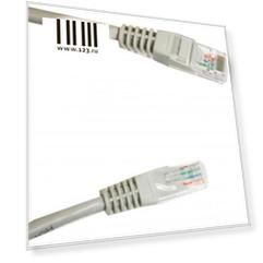 Патч-корд литой TV-COM многожильный UTP кат.5е 10м серый <NP511-10M>
