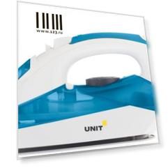 Утюг UNIT USI-281 2200Вт бело-синий