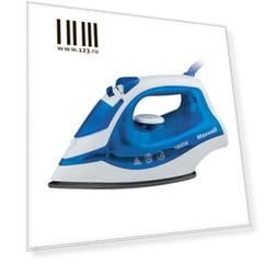 3038-MW(В)  Утюг Maxwell ММощность 1800 Вт (макс.) Подошва Non-Stick Паровой удар.