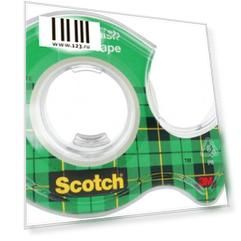 Клейкая лента 3M Scotch Magic 19мм x 7.5 м невидимая, на диспенсере, 56 мкм, 70005076974