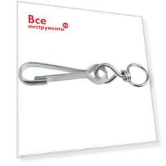 Карабин tech-krep тип 125 ta-v 80мм с вертлюгом 50шт ут-00011625