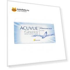 Контактные линзы Acuvue Oasys with Hydraclear Plus, 12 шт, R:8,4 D:-02,25