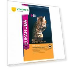 Корм сухой Eukanuba adult top condition с домашней птицей для взрослых кошек 10 кг