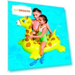 Матрас бествей 117*71 см жираф 41082