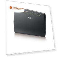 Wi-Fi роутер ZYXEL AMG1302-T11C-EU01V3F, ADSL2+, черный
