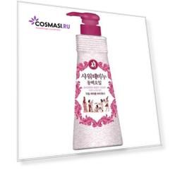 жидкое мыло-скраб для тела mukunghwa shower scrub soap camellia seed oil