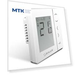 Цифровой, комнатный термостат для скрытой проводки Salus VS35W, белый