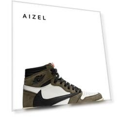 Комбинированные кроссовки Air Jordan 1 Retro High x TS Dark Mocha