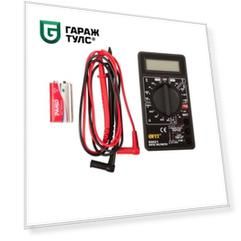 Fit F-80621 Мультиметр DM830  0,1 мВ-600 В; 0,1 В-600 В; 1 мкА-10 А; 0,1 Ом-2 МОм