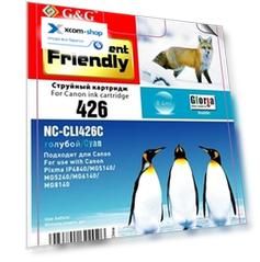 Картридж струйный G&G NC-CLI426C голубой для Canon Pixma IP4840/MG5140/MG5240/MG6140/MG8140