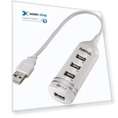 Разветвитель USB 2.0 HAMA Round1:4