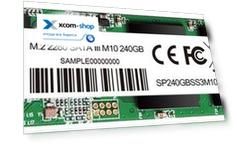 Накопитель SSD M.2 2280 Silicon Power SP240GBSS3M10M28 M10, 240GB, SATA III [R/W - 520/460 MB/s] MLC