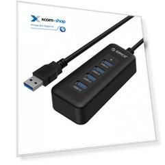 Концентратор USB 3.0 Orico U3R1H4-BK