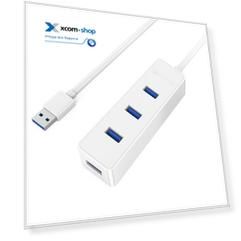 Концентратор USB 3.0 Orico W5PH4-U3-WH