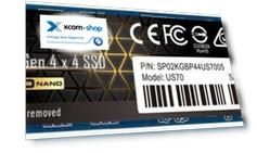 Накопитель SSD M.2 2280 Silicon Power SP02KGBP44US7005 US70 2TB PCIe Gen 4x4 5000/4400 MB/s MTBF 1.7M