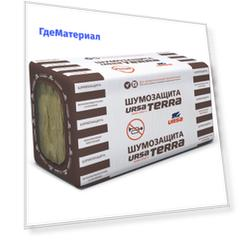 Теплоизоляция Ursa Terra 34 PN Шумозащита 1250х610х100 мм 5 плит