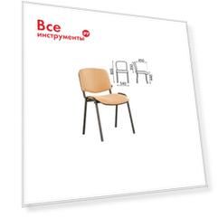 Стул для персонала и посетителей brabix iso cf-005 черный/бежевый 531976