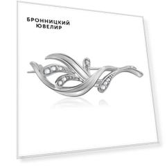 Брошь из серебра 94040060