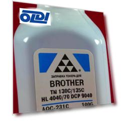Тонер Brother TN 130C/135C HL 4040/50/70/DCP 9040 Cyan (фл. 100г) AQC-США фас.Россия