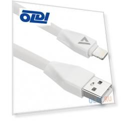 Кабель Lightning 1м ACD ACD-U920-P5W плоский белый