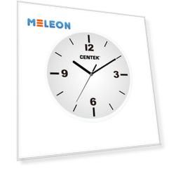 Часы настенные Centek СТ-7102 White (белый) 25 см диам., круг, шаговый ход, кварцевый механизм