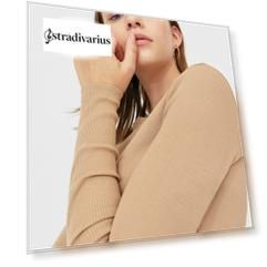 Stradivarius Укороченный Топ С Эффектом Потертости Женская Коллекция Цвет Камня S