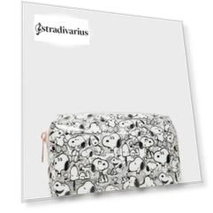 Stradivarius Косметичка Snoopy Женская Коллекция Черный 103