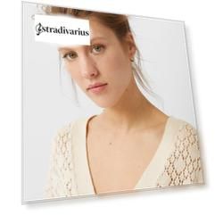 Stradivarius Кардиган Ажурной Вязки Женская Коллекция Ванильный M