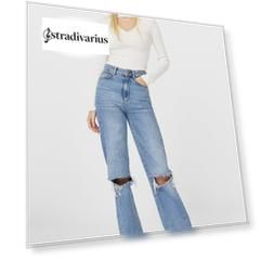 Stradivarius Свитер С Вырезами Женская Коллекция Цвет Небеленого Полотна S