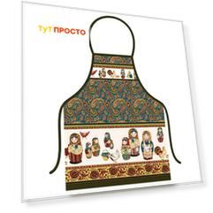 Фартук матрешки размер 52 х72 см