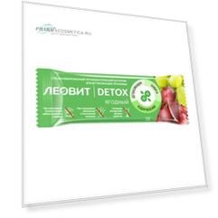 Леовит Батончик детоксикационный ягодный, 25 гр (Леовит, Detox)