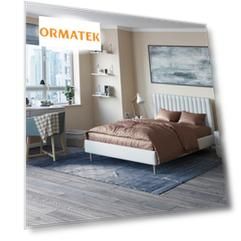 Мягкая Кровать Орматек Madison Lite (Экокожа Белый) 160x200