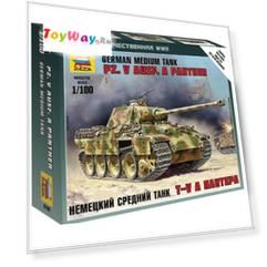 Модель сборная - Немецкий средний танк Т-V - Пантера