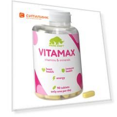 Витаминно-минеральный комплекс PRIME KRAFT Vitamax, таблетки, 90шт, без вкуса [яб034303]