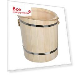 Ведро банные штучки таежное 9 л, с пластиковой вставкой, липа 31045