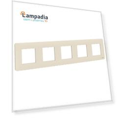 NU201044 Рамка Unica Studio Бежевый 5-постовая Schneider Electric